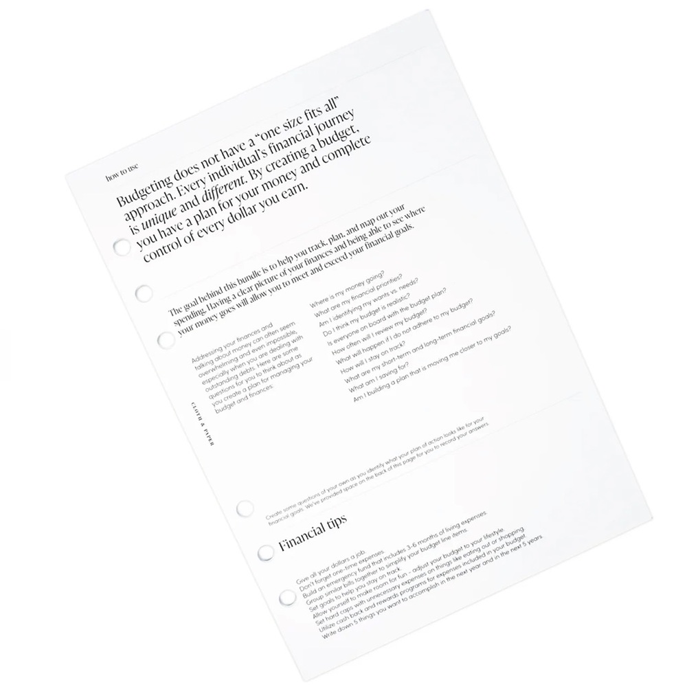 Cloth & Paper Inserts - Picture 3 of 10